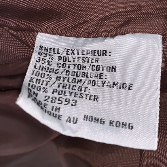 Vintage 1980’s Burgundy Zip-up Members Only Lightweight Jacket 42 - Picture 5 of 5